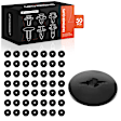 APRCF2987 50 Pcs 10mm Multi-Purpose Wheel House Liner Retainer Clips