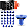 APRCF2989 30 Pcs 8mm Nylon Tail Light Grommet Retainer Clips with Sealer