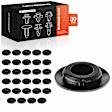 APRCF3010 30 Pcs 20mm Nylon Door Hole Plug Fastener