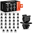 2016 Mazda 3 - Clips & Fasteners, Black, Nylon, Set of 30