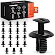 2020 Mercedes Benz Sprinter 2500 - Clips & Fasteners, These Clips Are Only For Holes, Black, Nylon, Set of 20