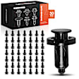 APRCF315 50 Pcs 10mm Nylon Front & Rear Bumper Retainer Clips