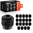 APRCF3195 20 Pcs 17mm Rubber Outer Panel Stopper Fastener Clips
