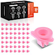 2019 Honda Pilot - Clips & Fasteners, These fasteners are suitable for 8.5 mm diameter hole., Pink, Nylon, Set of 50