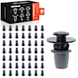 APRCF3266 50 Pcs 10mm Nylon Wheel Molding Fasteners Retainer Clips with Sealer