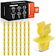APRCF3293 50 Pcs 9.5mm Nylon Hood Prop Support Rod Retainer Clip