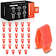 APRCF3295 30 Pcs 8mm Nylon Door & Interior Trim Panel Retainer Clips
