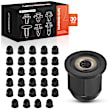 APRCF329 30 Pcs Nylon Door Molding Clips Nuts Fasteners Retainer
