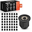 APRCF330 50 Pcs Nylon Door Molding Clips Nuts Fasteners Retainer