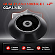 APRCF3311 50 Pcs 11mm Nylon Black Body Hole Plug Retainer Clips