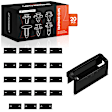 APRCF3342 20 Pcs 15mm Nylon Windshield Moulding Retainer Clip