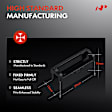 2008 Toyota FJ Cruiser - Clips & Fasteners, It comes With 15 mm in width clips, Black, Nylon, Set of 30