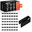 2015 Toyota Tacoma - Clips & Fasteners, It comes With 15 mm in width clips, Black, Nylon, Set of 50