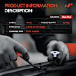 2006 BMW M3 - Clips & Fasteners, These nuts are only for M4.8-1.61 screw, Silver, Steel, Set of 50
