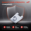 APRCF3388 30 Pcs M6-1.0 Steel Floor Pan Splash Shield Fastener Clips Retainer