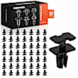 APRCF3401 50 Pcs Nylon Cowl Top Panel Rivet Retainer Clips Push-Type