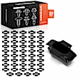 APRCF3410 50 Pcs 10x26mm Fastener Radiator Grille Clips