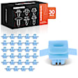 APRCF3436 30 Pcs 7mm Nylon Exterior Fender Moulding Clips