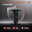 APRCF3534 50 Pcs 11mm Nylon Bumper Fascia Retainer Fastener