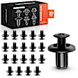 APRCF3569 20 Pcs 8mm Nylon Bumper Fender Liner Retainer Push Fastener Clips