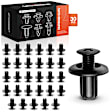 APRCF3570 30 Pcs 8mm Nylon Bumper Fender Liner Retainer Push Fastener Clips