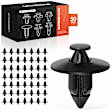 APRCF3631 50 Pcs Trim Bumper Rivet Retainer Clip Push-Type