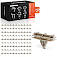 APRCF3695 100 Pcs 9mm Fender Flare Moulding Retainer Clips