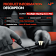 APRCF3704 50 Pcs M5.8 Screw Nylon Headlight Adjusting Screw Nut Retaining Clip