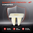 APRCF3704 50 Pcs M5.8 Screw Nylon Headlight Adjusting Screw Nut Retaining Clip
