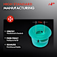 1995 BMW 850CSi - Clips & Fasteners, These clips are only for 9.5 mm diameter Holes., Green, Nylon, Set of 50