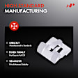 APRCF3899 20 Pcs Nylon Window Belt Moulding Retainer Clip