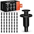APRCF3940 50 Pcs 10mm Nylon Front & Rear Bumper Retainer Clip Screw-Type