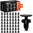 APRCF3949 50 Pcs 8mm Nylon Cowl Panel Retainer Clip Push-Type