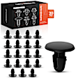 APRCF3983 20 Pcs 7.5mm Nylon Hood Seal Push-Type Molding Retainer Clip Push-Type