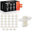 APRCF4032 30 Pcs Nylon Bumper Grommet Nut Clip Nylon Retainer Fastener