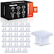 2008 Pontiac Torrent - Clips & Fasteners, These clips are only for 1/4 inch (#14) Screw Size., White, Nylon, Set of 30