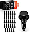 APRCF4117 30 Pcs 9mm Nylon Clip Rear Bumper Cover Fastener
