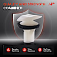 APRCF4192 30 Pcs 6mm Front & Rear Door Weatherstrip Retainer Clip