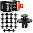 APRCF4210 20 Pcs 7mm Quarter Panel Wheel Opening Molding Screw Retainer Clip