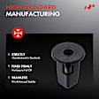 APRCF4242 50 Pcs 9mm x 9mm Nylon Front & Rear Wheel Fender Liner Retainer Clip