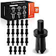 APRCF4243 20 Pcs 8mm Push-Type with Open End Retainer Clip