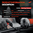 APRCF4243 20 Pcs 8mm Push-Type with Open End Retainer Clip