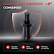APRCF4243 20 Pcs 8mm Push-Type with Open End Retainer Clip