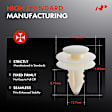 1997 Dodge Ram 2500 - Clips & Fasteners, Natural, Nylon, Set of 30