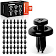 APRCF4272 50 Pcs 7mm Nylon Front Fender Retainer Clip Screw-Type