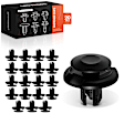 APRCF4276 20 Pcs 8mm Nylon Fender Bumper Retainer Clip Fastener Push-Type