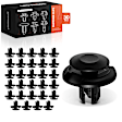 APRCF4277 30 Pcs 8mm Nylon Fender Bumper Retainer Clip Fastener Push-Type