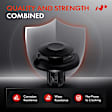 APRCF4277 30 Pcs 8mm Nylon Fender Bumper Retainer Clip Fastener Push-Type