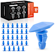 2018 Nissan Sentra - Clips & Fasteners, The Stem Diameter of the Product is 6mm, Blue, Nylon, Set of 30