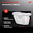 2019 Nissan Altima - Clips & Fasteners, White, Nylon, Set of 20